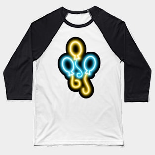 Neon Laughter Baseball T-Shirt